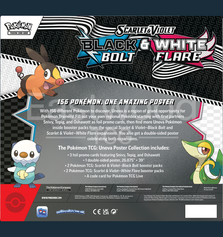 Pokemon - Black Bolt &amp; White Flare Poster Collection (MAX 1 P.P.)