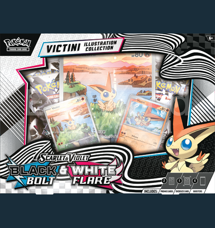 Pokemon - Black Bolt &amp; White Flare Unova Victini Illustration Collection (MAX 2 P.P.)