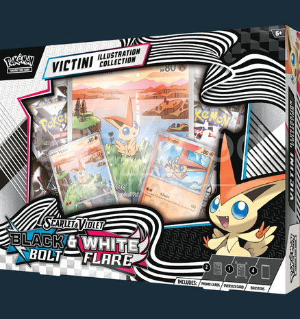 Pokemon - Black Bolt &amp; White Flare Unova Victini Illustration Collection (MAX 2 P.P.)