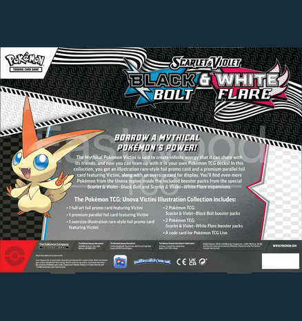 Pokemon - Black Bolt &amp; White Flare Unova Victini Illustration Collection (MAX 2 P.P.)