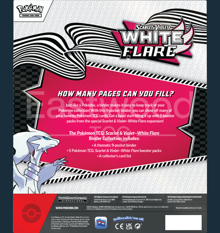 Pokemon - White Flare Binder Collection (MAX 1 P.P.)