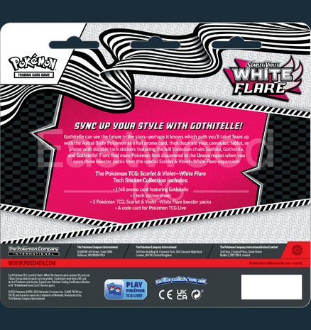 Pokemon - White Flare Tech Sticker Collection
