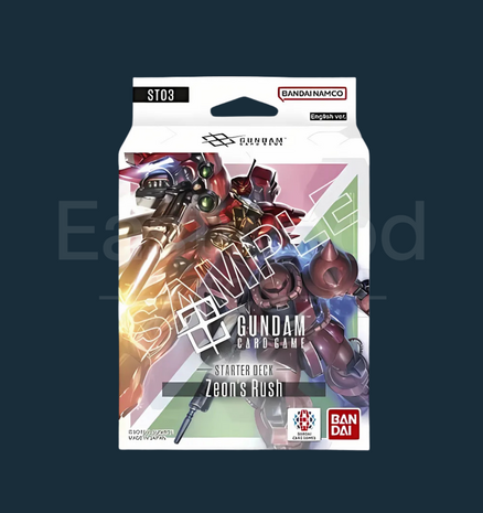 Gundam TCG - Zeon&#039;s Rush Starter Deck (ST03)