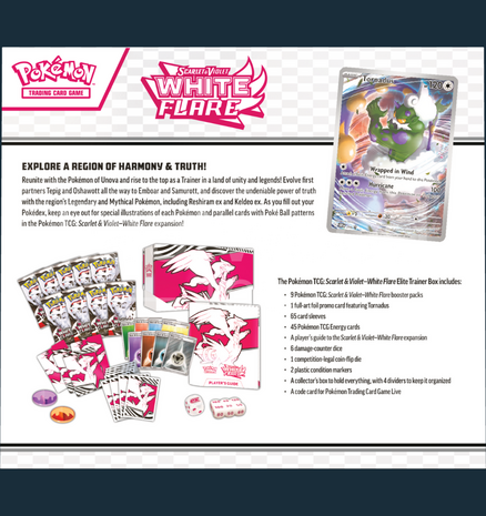 SCHEUR IN SEAL - White Flare Elite Trainer Box (MAX 1 P.P.)