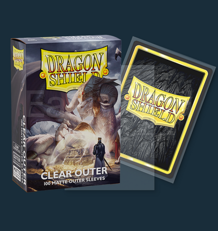 Dragon Shield Clear - Matte Outer Sleeves