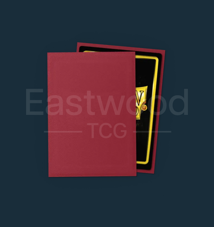 Dragon Shield Blood Red - Matte Sleeves - Japanese Size