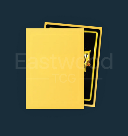 Dragon Shield Yellow - Matte Sleeves - Standard Size