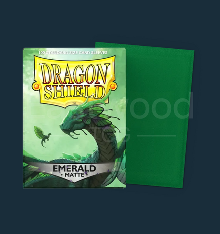 Dragon Shield Emerald - Matte Sleeves - Standard Size