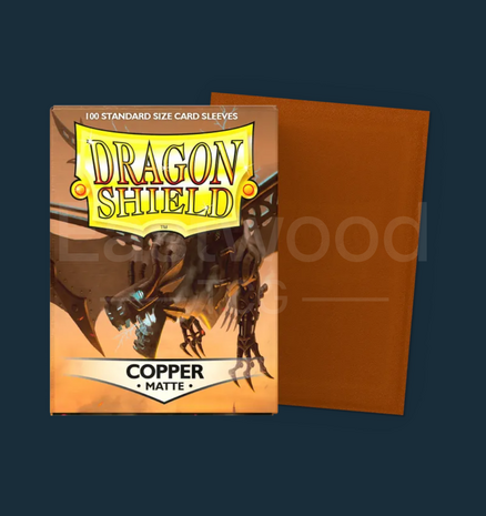 Dragon Shield Copper - Matte Sleeves - Standard Size