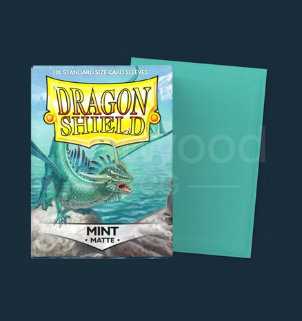 Dragon Shield Mint - Matte Sleeves - Standard Size