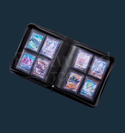 Nemesis Toploader Binder Bruin - 4-pocket (112 kaarten)
