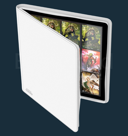 Ultimate Guard Zipfolio 480 24-Pocket Xenoskin - White