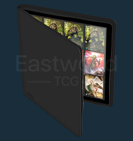 Ultimate Guard Zipfolio 480 24-Pocket Xenoskin - Black