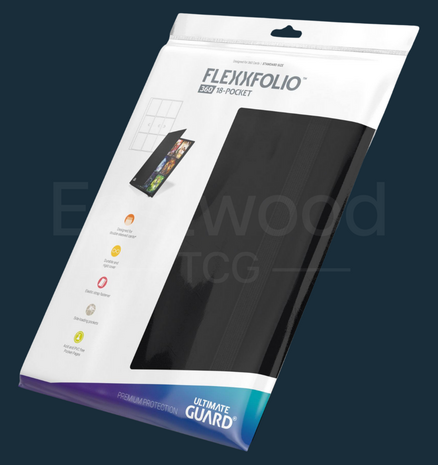 Ultimate Guard Flexxfolio 360 18-Pocket - Black
