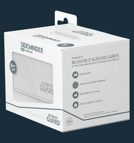 Ultimate Guard Sidewinder 80+ Xenoskin - White