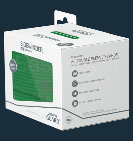 Ultimate Guard Sidewinder 80+ Xenoskin - Green