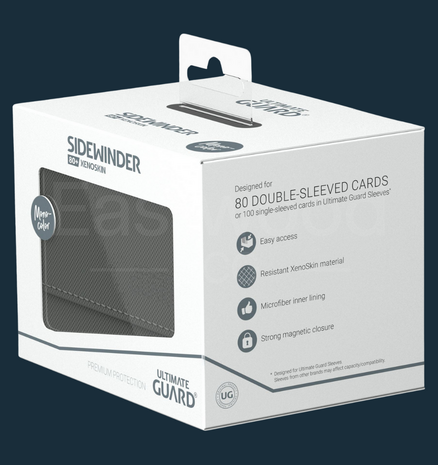Ultimate Guard Sidewinder 80+ Xenoskin - Grey