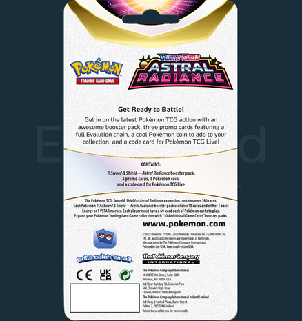 Pokemon - Sword &amp; Shield Astral Radiance Premium Checklane Blister Feraligatr