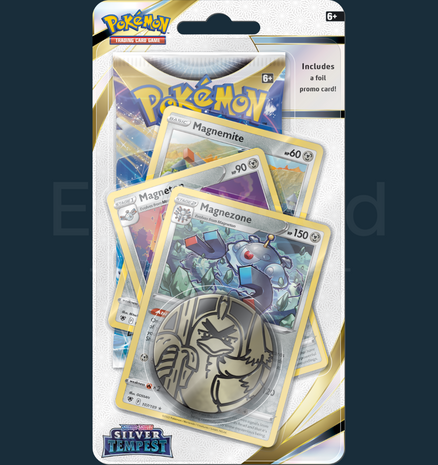 Pokemon - Sword &amp; Shield Silver Tempest Premium Checklane Blister Magnezone