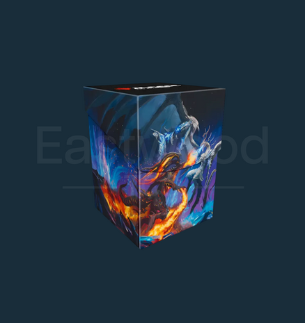 Ultra Pro Magic the Gathering - Final Fantasy 100+ Deckbox Ifrit vs. Bahamut