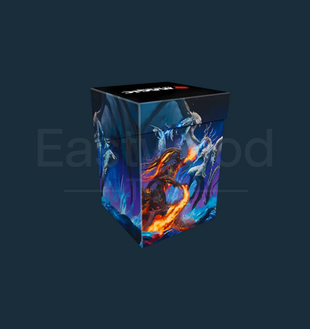 Ultra Pro Magic the Gathering - Final Fantasy 100+ Deckbox Ifrit vs. Bahamut