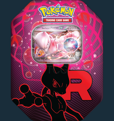 Pokemon - Team Rocket&#039;s EX Tin - Mewtwo