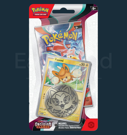 Pokemon - Scarlet &amp; Violet Obsidian Flames Checklane Blister Pawmi