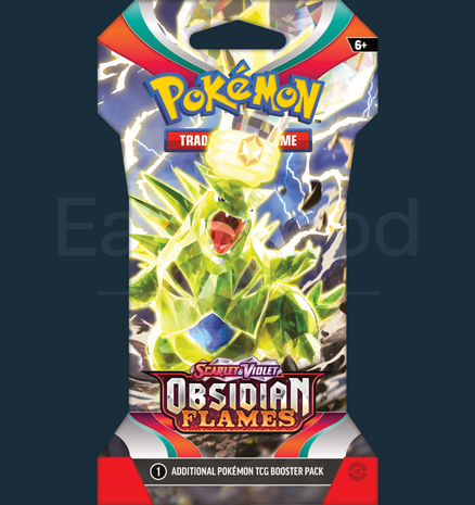 Pokemon - Scarlet &amp; Violet Obsidian Flames Sleeved Booster