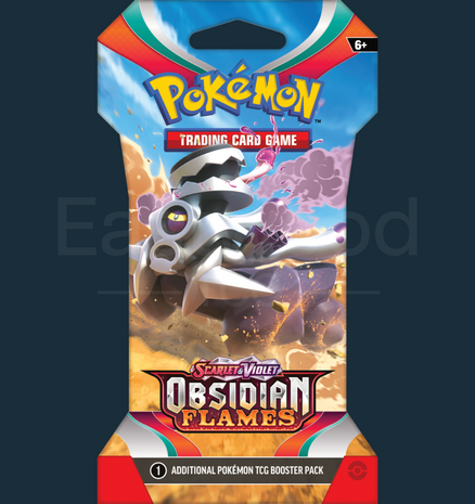Pokemon - Scarlet &amp; Violet Obsidian Flames Sleeved Booster
