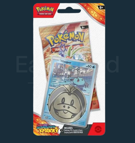 Pokemon - Scarlet &amp; Violet Surging Spark Checklane Blister Wooper