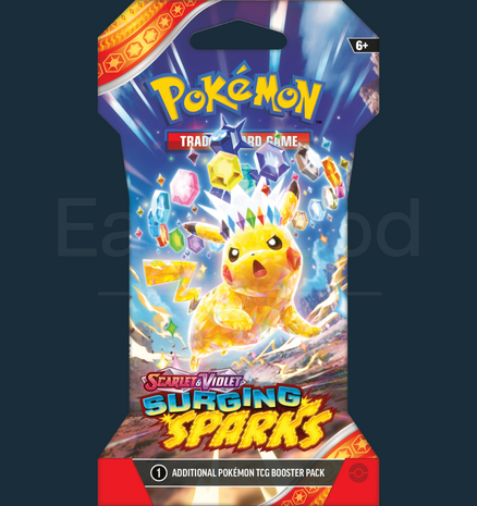 Pokemon - Scarlet &amp; Violet Surging Sparks Sleeved Booster