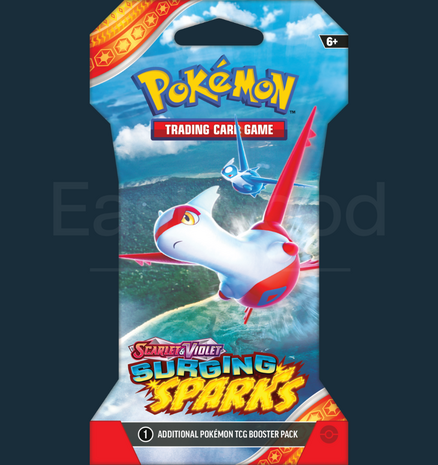 Pokemon - Scarlet &amp; Violet Surging Sparks Sleeved Booster