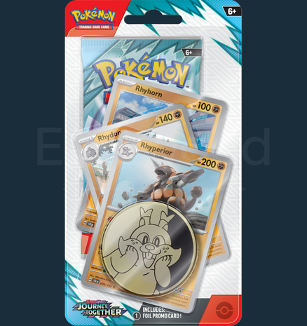Pokemon - Scarlet &amp; Violet Journey Together Premium Checklane Blister Rhyperior