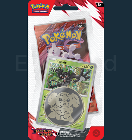 Pokemon - Scarlet &amp; Violet Destined Rivals Checklane Blister Zarude