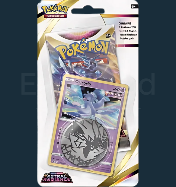 Pokemon - Sword &amp; Shield Astral Radiance Checklane Blister Oricorio