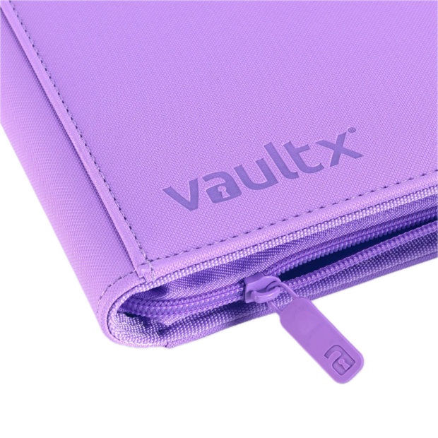 Vault X - Zip Binder Just Purple 4-pocket