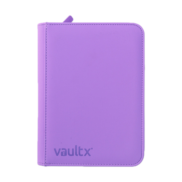 Vault X - Zip Binder Just Purple 4-pocket
