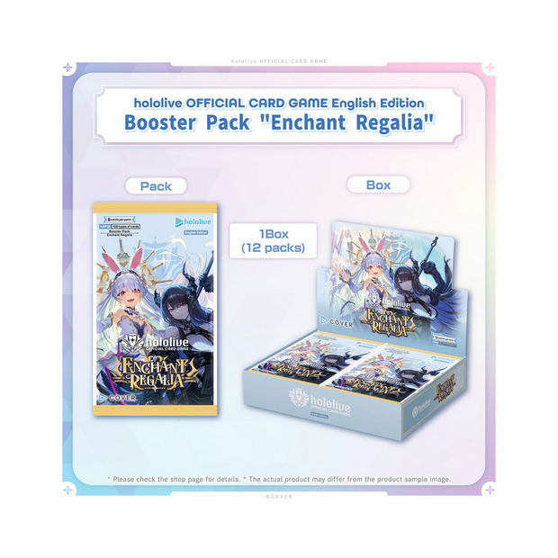 hololive OFFICIAL CARD GAME English Edition Booster Pack Enchant Regalia