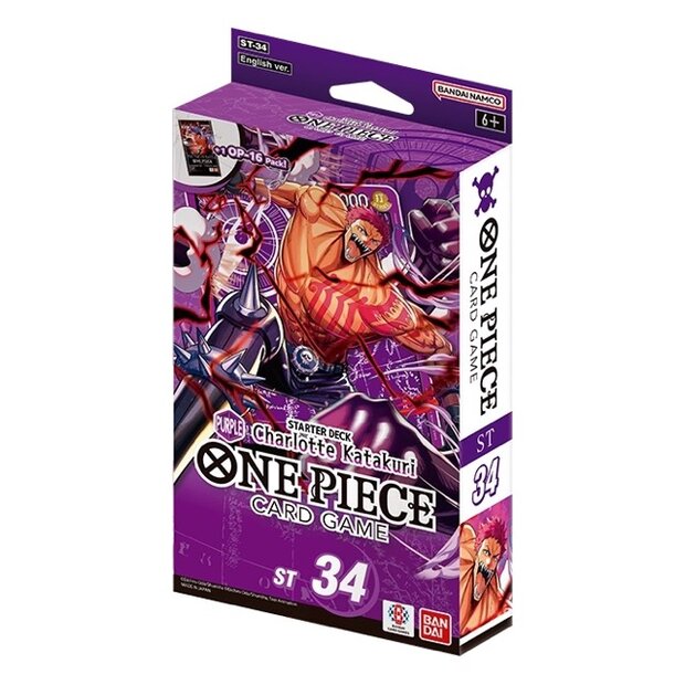 (MAX. 2 p.p./adres) STARTER DECK -PURPLE Charlotte Katakuri- [ST-34]