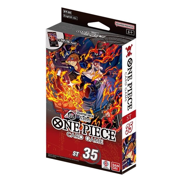(MAX. 2 p.p./adres) STARTER DECK -RED/BLACK Sabo- [ST-35]
