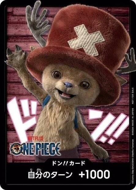 One Piece Promo Kaart Don!! Live Action Chopper (Japans)