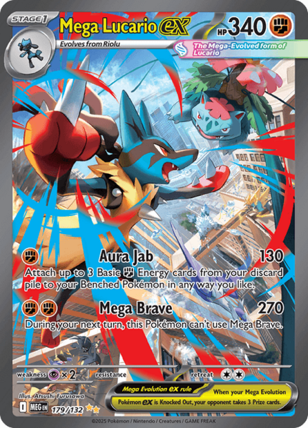 179/132 MEG - Mega Lucario ex