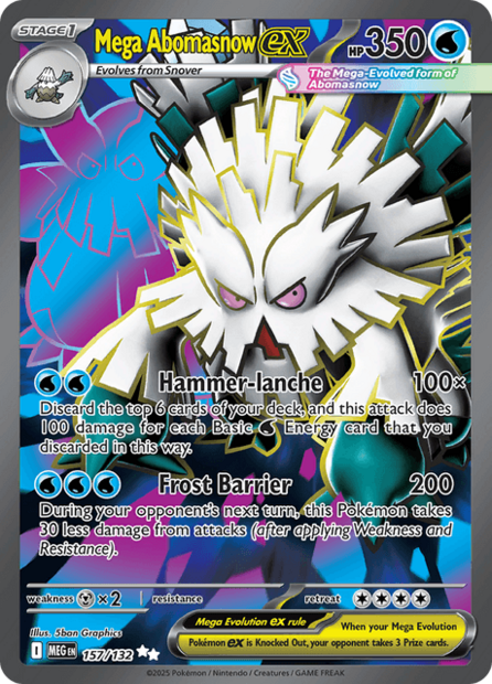 157/132 MEG - Mega Abomasnow Ex