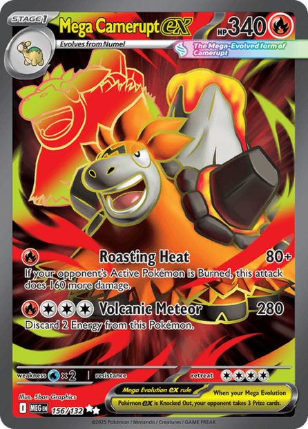 156/132 MEG - Mega Camerupt Ex