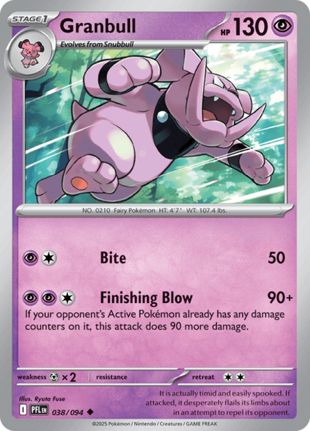 038/094 PFL - Granbull Reverse Holofoil