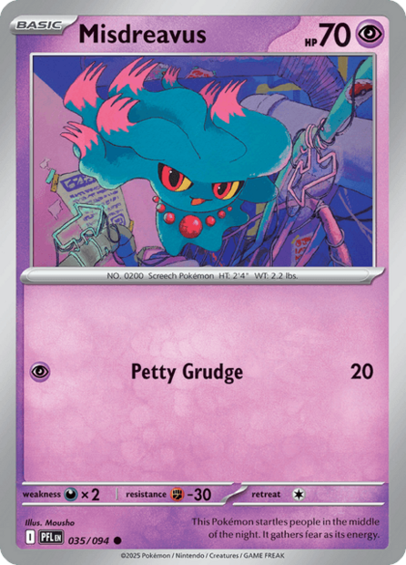 035/094 PFL - Misdreavus Reverse Holofoil