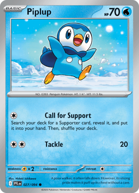 027/094 PFL  - Piplup