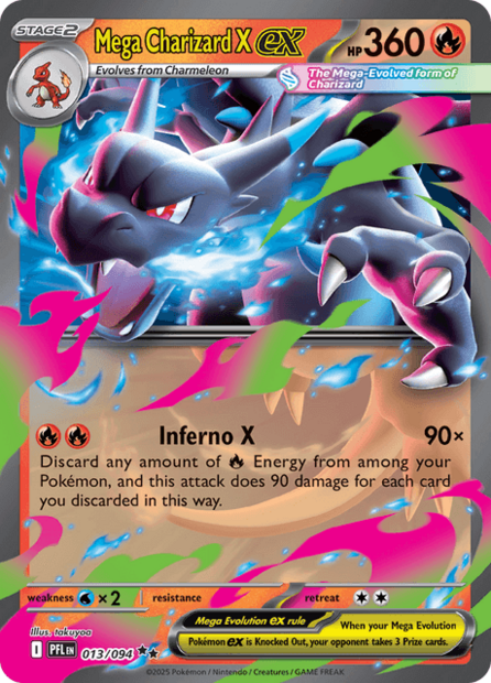 013/094 PFL - Mega Charizard X Ex