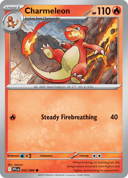 012/094 PFL - Charmeleon Reverse Holofoil