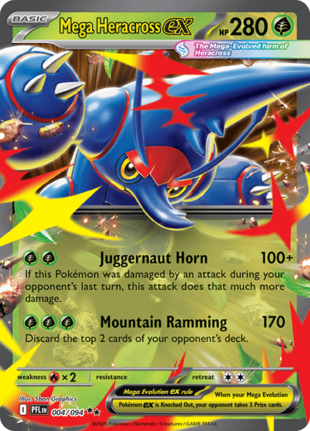 004/094 PFL - Mega Heracross Ex